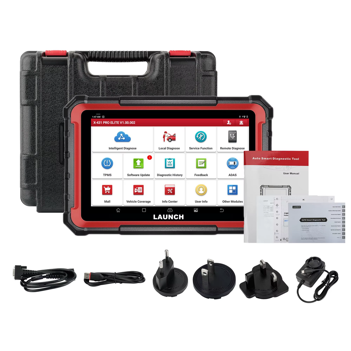 LAUNCH X-431 PRO Elite – kabelová diagnostika všech systémů s CAN FD a DoIP