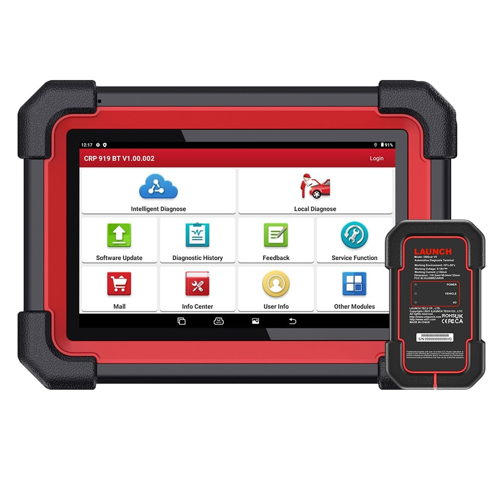 LAUNCH X-431 CRP919E BT – bezdrátová diagnostika všech systémů s ECU kódováním